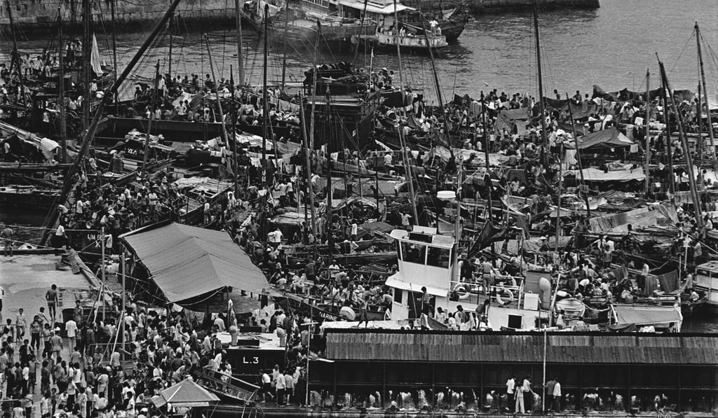 A total of 10,353 Vietnamese boatpeople arrived in Hong Kong and crowded into the government dockyard in Yau Ma Tei in the summer of 1979.