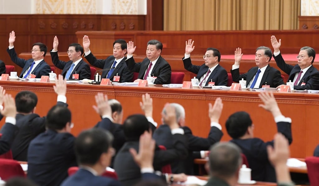 The communique included a pledge to safeguard national security through legal means. Photo: Xinhua