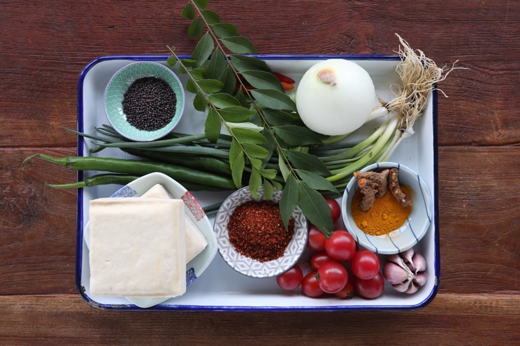 The ingredients for the dish. Photo: Xiaomei Chen