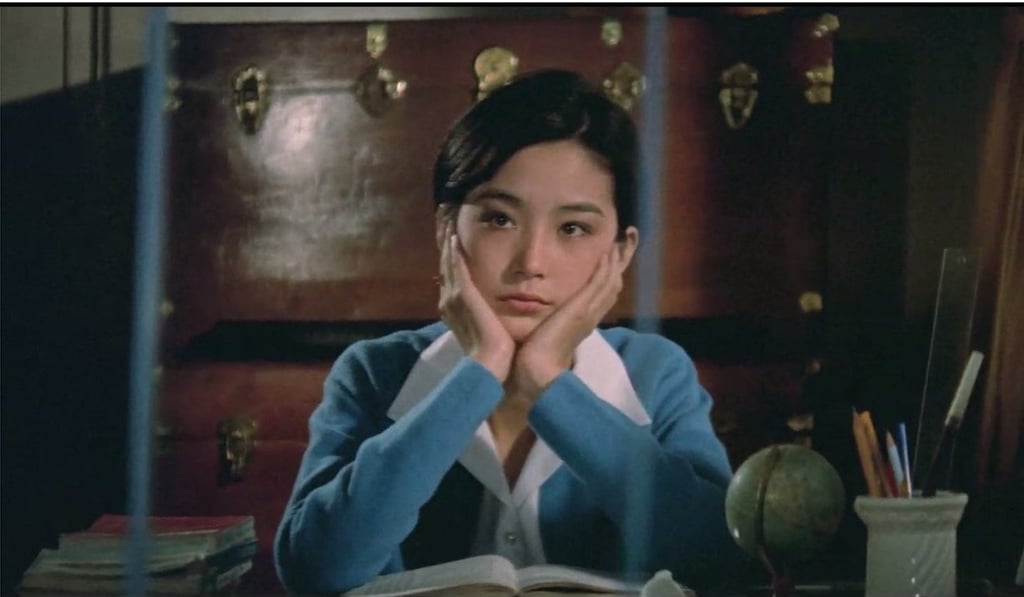 Brigitte Lin in a still from Outside the Window (1973).