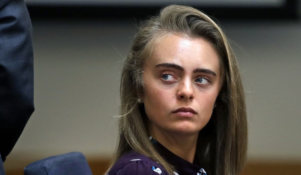 Michelle Carter was jailed for 15 months for encouraging her boyfriend Conrad Roy III to take his own life. Photo: AP