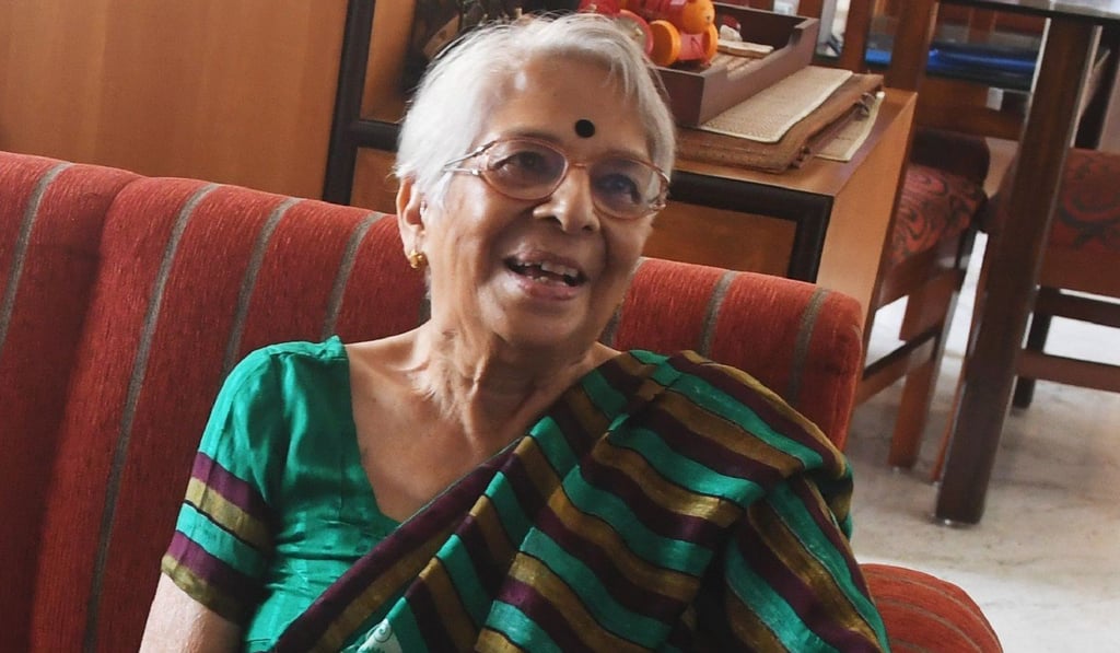 Nirmala Banerjee is a retired economics professor. Photo: AFP Nirmala Banerjee is a retired economics professor. Photo: AFP