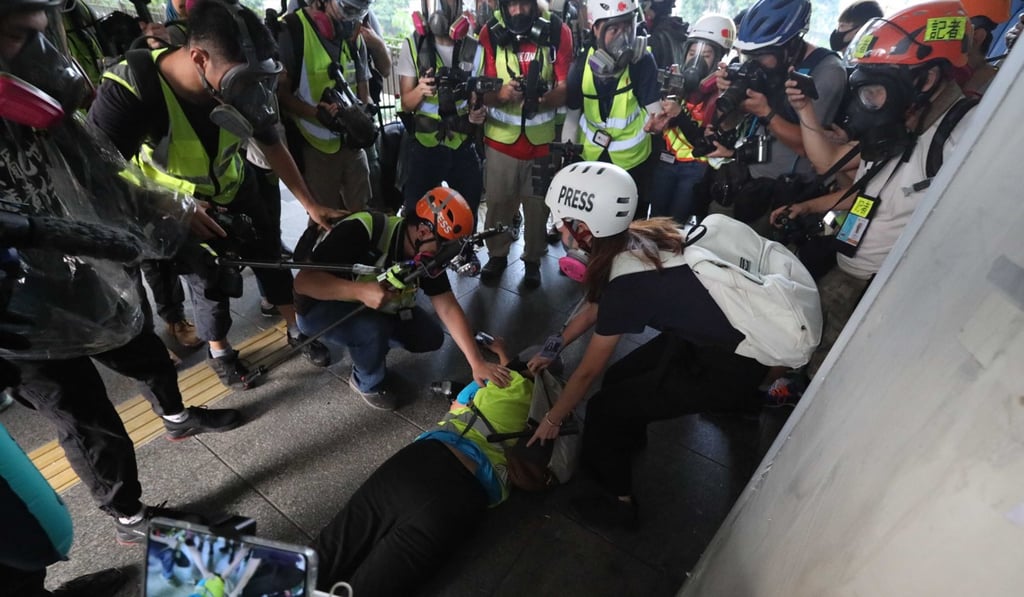 Hospitals have been under huge strain from those injured at protests, including protesters, police, journalists and passers-by. Photo: Felix Wong
