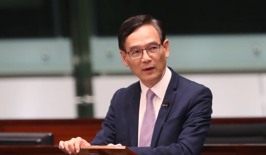 Lawmaker Tony Tse Wai-chuen was one of only a few Legco members to attend a panel meeting on Tuesday, forcing it to be aborted. Photo: Edward Wong