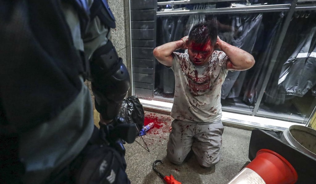 Joe Chen outside the Cityplaza mall in Tai Koo on Sunday. Photo: Edmond So