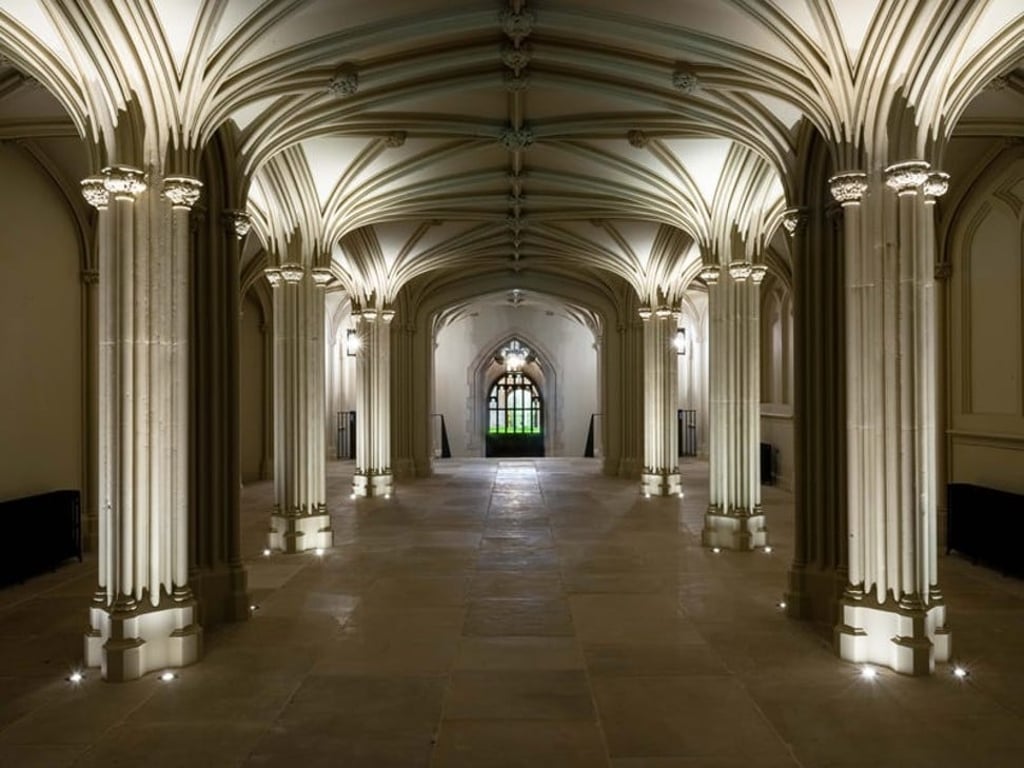 Newly reopened Inner Hall at Windsor Castle in Windsor, England.