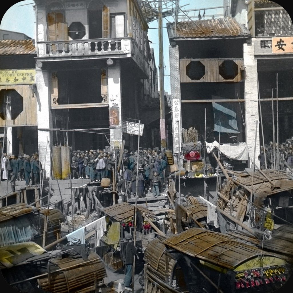 View of Canton from Shamian Island (1908). Photo: Dezso Bozoky