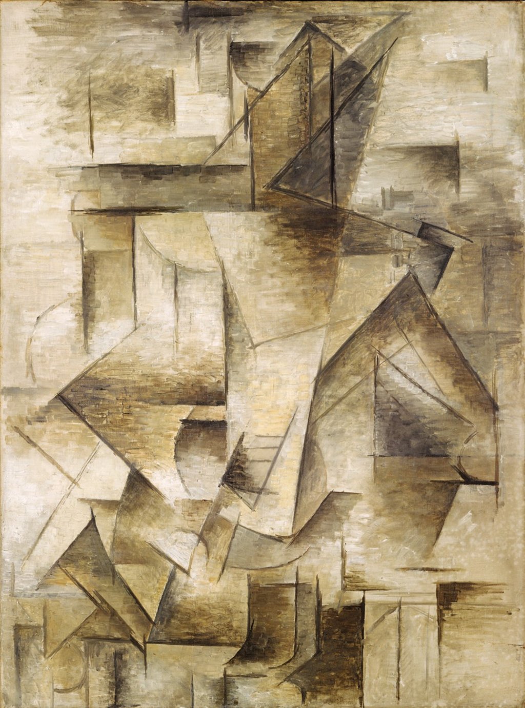 Le Guitariste (The Guitar Player), a 1910 work by Pablo Picasso from the Pompidou Centre collection, is on display in Shanghai as part of “The Shape of Time” exhibition. Photo: Pompidou Centre