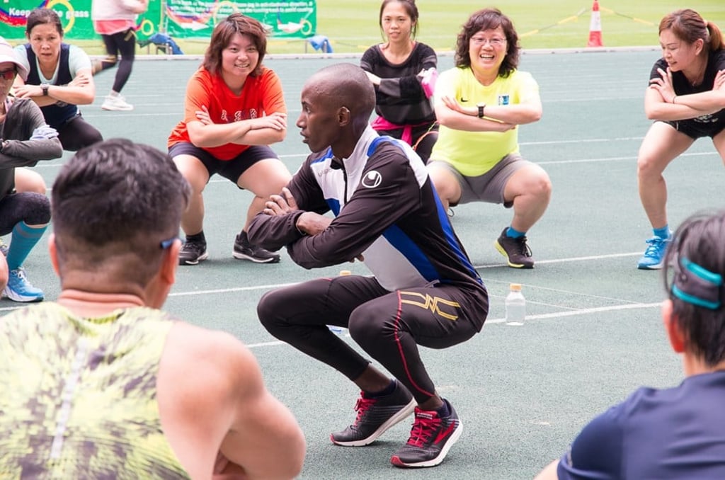 Lukas Wambua Muteti runs a training workshop in Hong Kong. Photo: Camexpasia