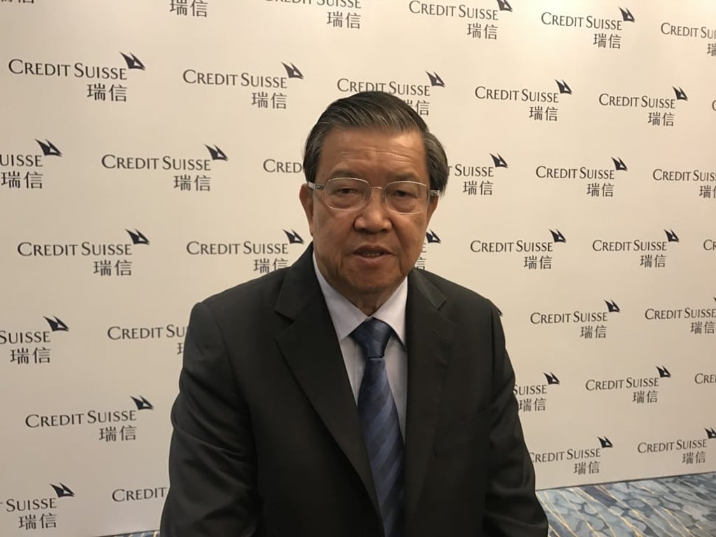 Long Yongtu, China’s former vice-minister of international trade and the point man in the country’s nine-year negotiations to join the World Trade Organisation in 2001, during an interview at Credit Suisse’s China Investments Conference in Shenzhen on November 7, 2019. Photo: Yujing Liu