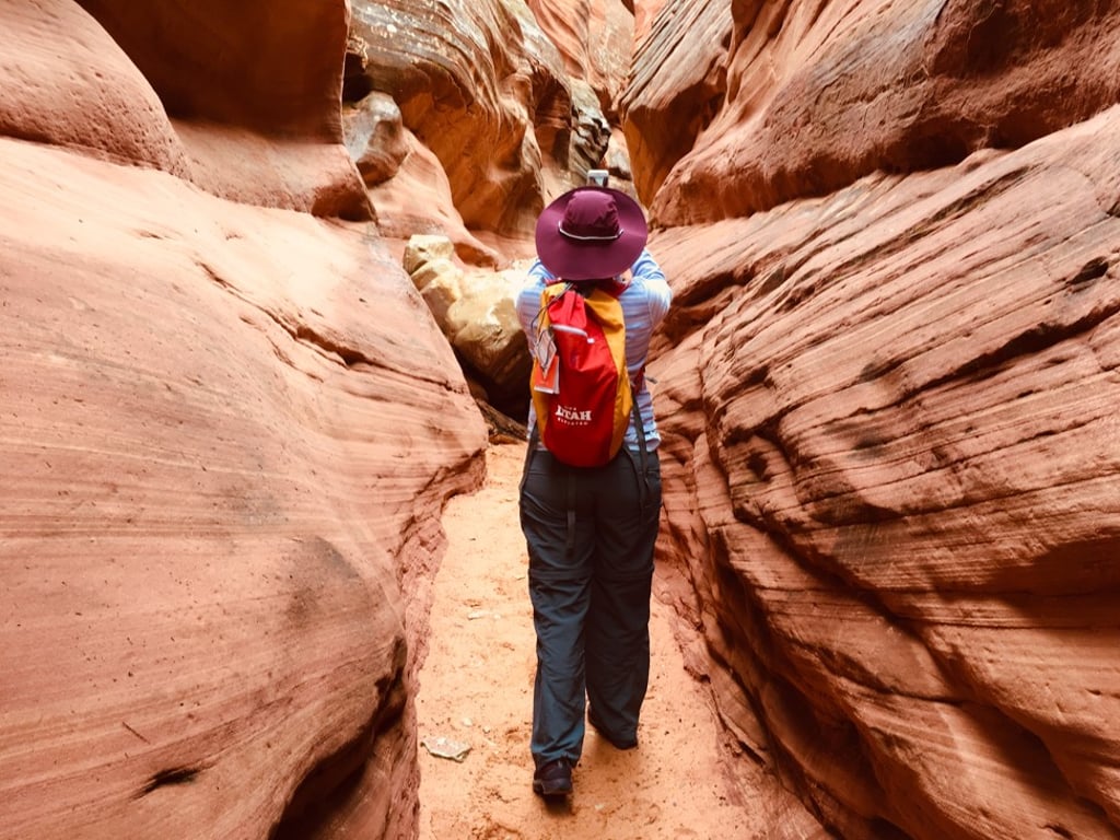 Red Canyon, aka Peek-a-Boo Canyon. Photo: Tamara Hinson Red Canyon, aka Peek-a-Boo Canyon. Photo: Tamara Hinson