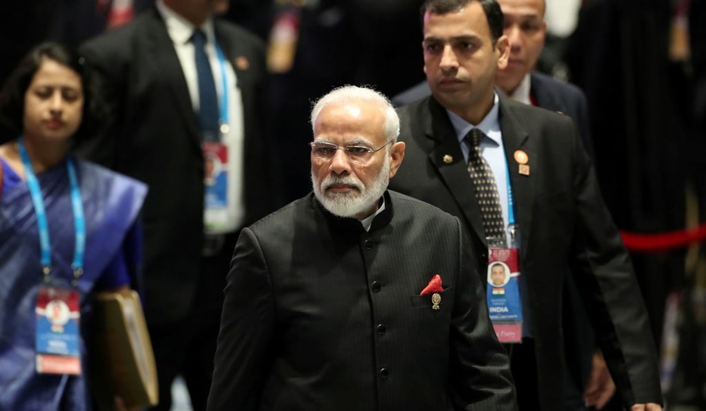 India's Prime Minister Narendra Modi on the sidelines of the Asean summit in Bangkok, Thailand. Photo: Reuters