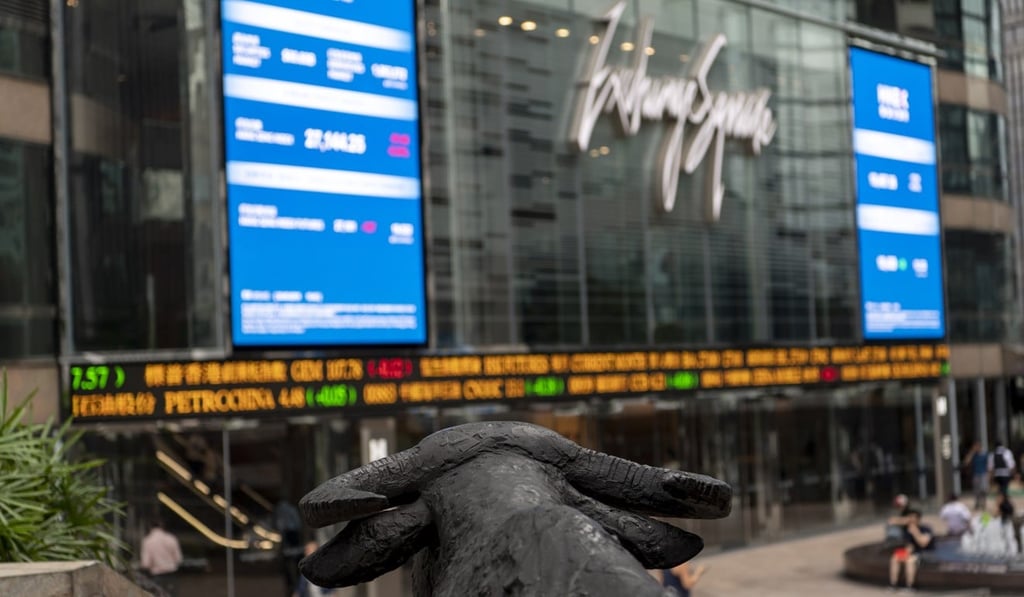 The Hong Kong stock exchange in Central. Photo: Warton Li