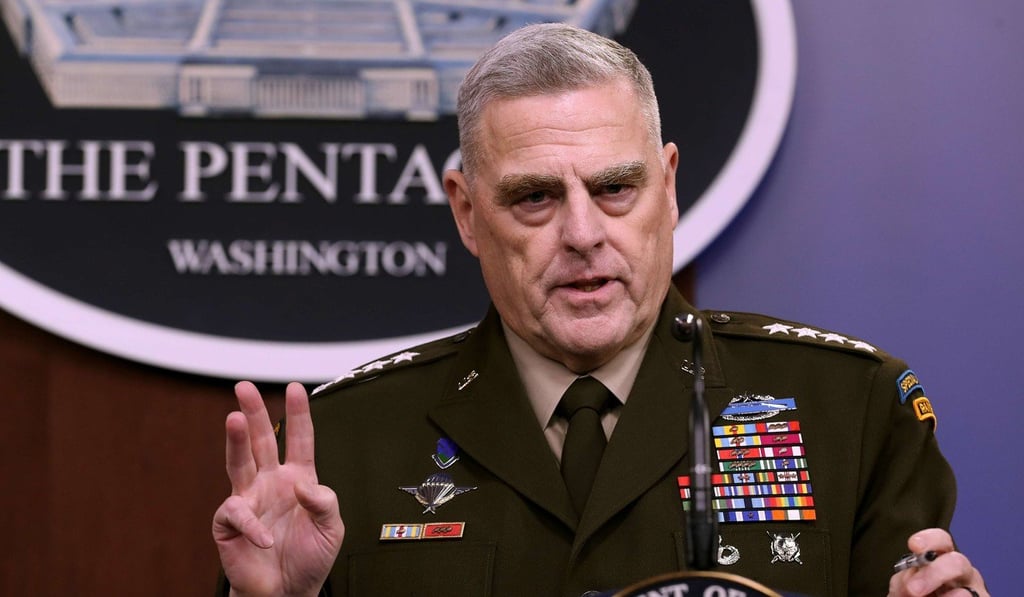 US Chairman of the Joint Chiefs of Staff General Mark Milley. Photo: AFP