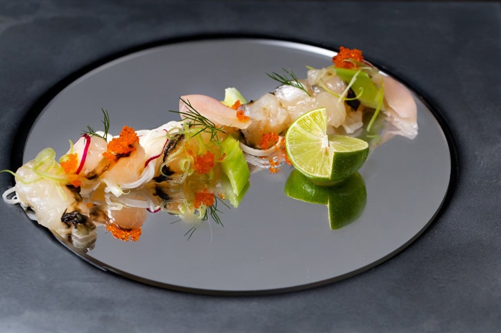 Lobster carpaccio at Zeng