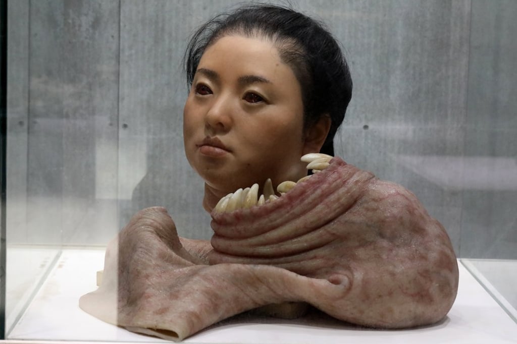 A figurine at Manas Workshop, which produces works and figurines from movies and animes. Photo: Simon Song