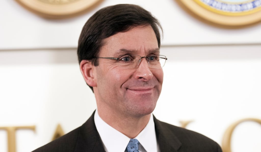 US Defence Secretary Mark Esper. Photo: AP