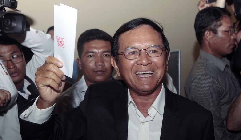 Cambodia National Rescue Party President Kem Sokha. Photo: AP
