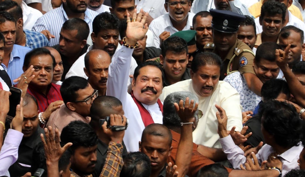 Sri Lanka’s former president Mahinda Rajapaksa. Photo: EPA