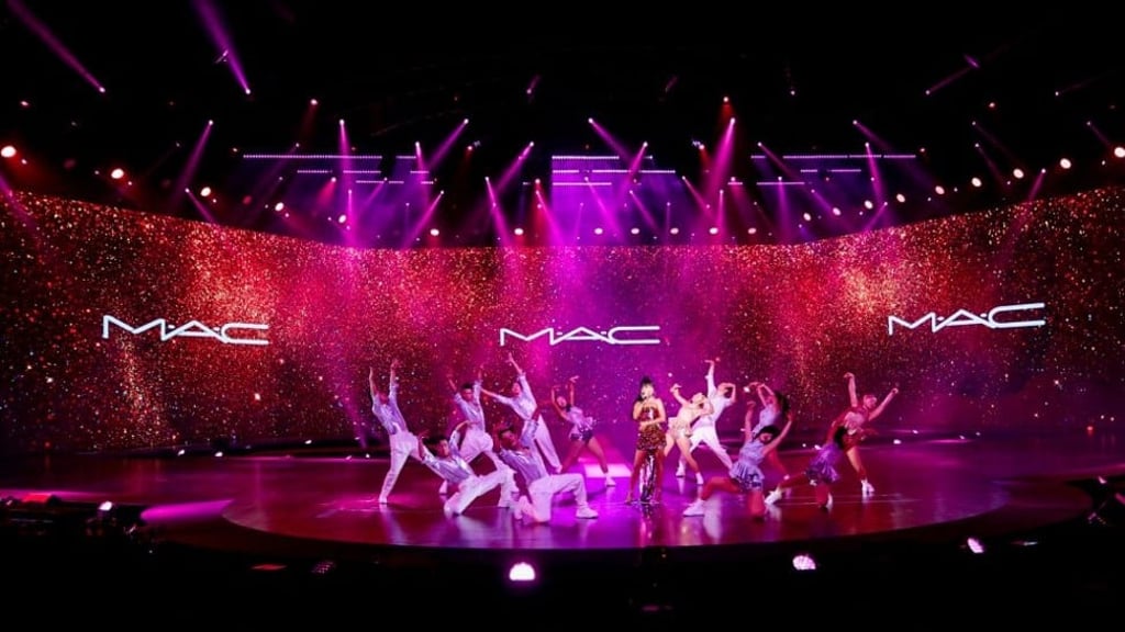 The extravagant show was a preview of the ‘massive selection’ of items available on Singles’ Day.