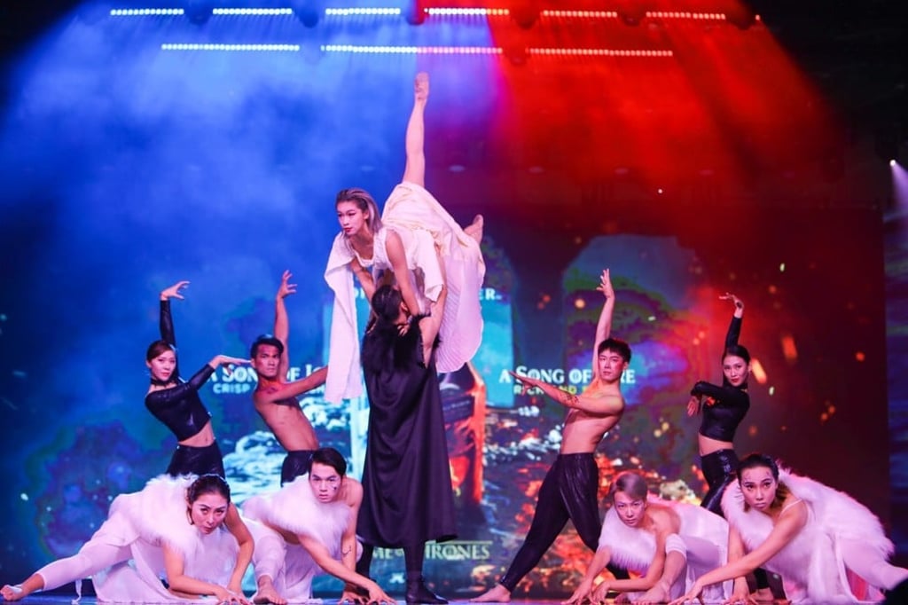 The show included some truly over-the-top moments, such as a Game of Thrones theatrical dance by Scottish brand Johnnie Walker to promote its new whiskeys.