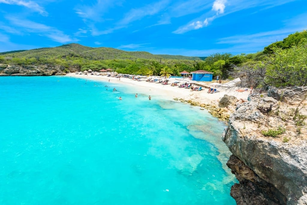 Grote Knip beach, on Curacao’s west coast, is a popular swimming and sunbathing spot for both locals and tourists. Photo: Shutterstock