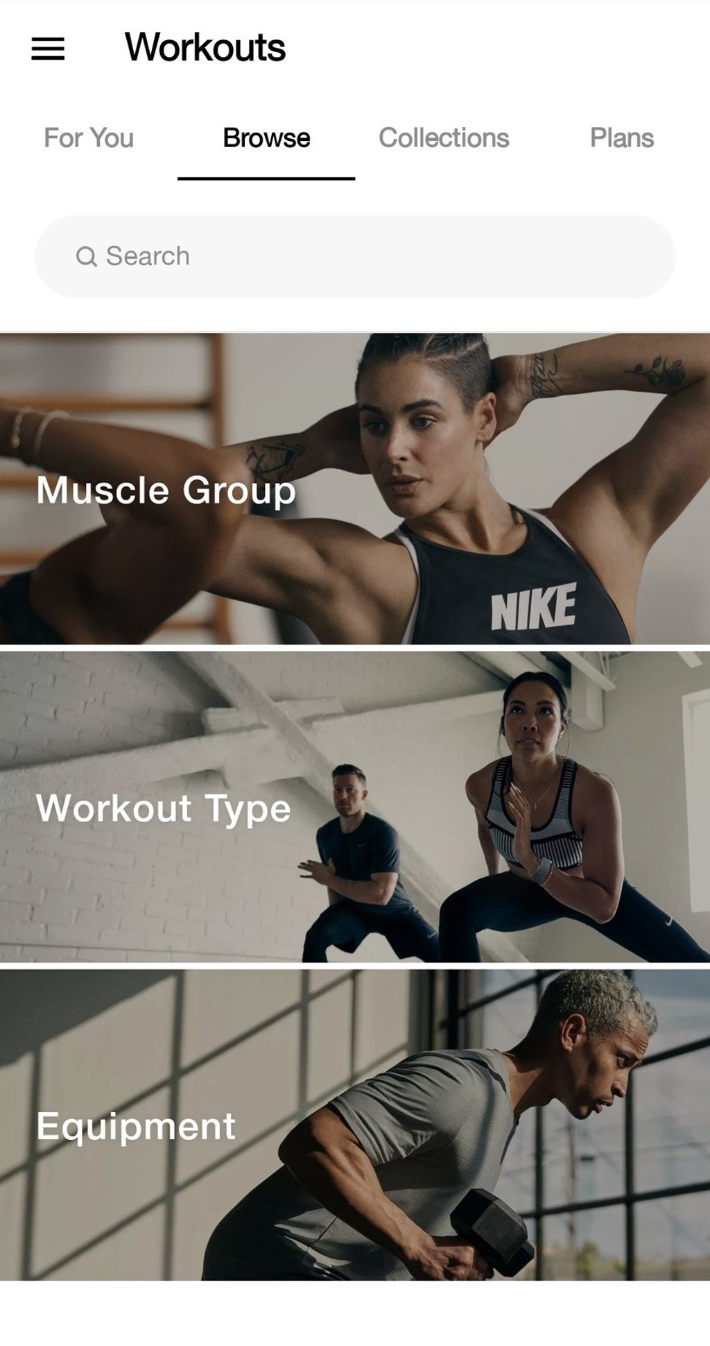 Nike Training Club app Nike Training Club app