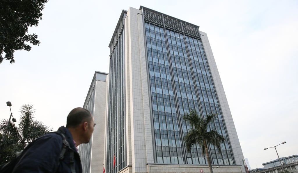 Defendants appeared at West Kowloon Court. Photo: Sam Tsang