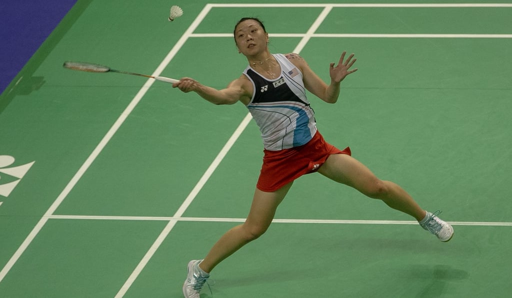 Zhang Beiwen reaches for a shot during her quarter-final victory at the Hong Kong Open. Zhang Beiwen reaches for a shot during her quarter-final victory at the Hong Kong Open.