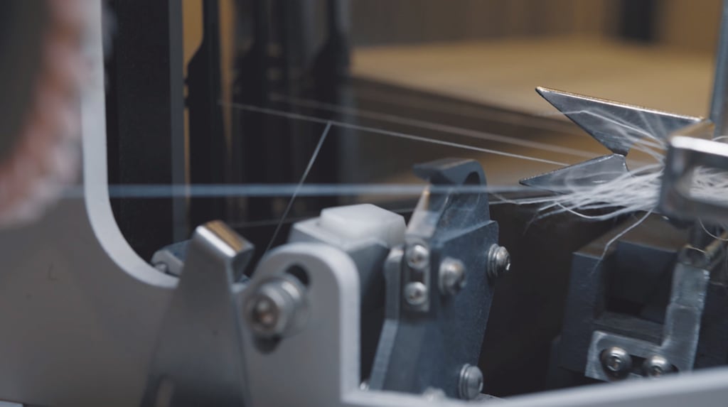 The Lenzing Center of Excellence, located in Indonesia, specialises in developing new yarns and fabrics. The Lenzing Center of Excellence, located in Indonesia, specialises in developing new yarns and fabrics.