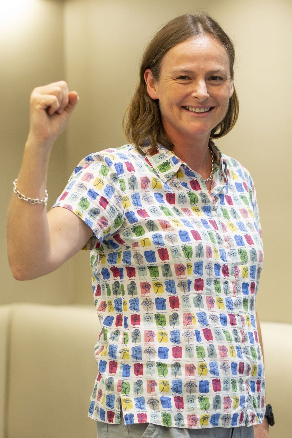 Mary Henderson, a former member of Hong Kong women's cricket team, is starting to play the sport again after successful shoulder surgery. Photo: Frank Freeman Mary Henderson, a former member of Hong Kong women's cricket team, is starting to play the sport again after successful shoulder surgery. Photo: Frank Freeman