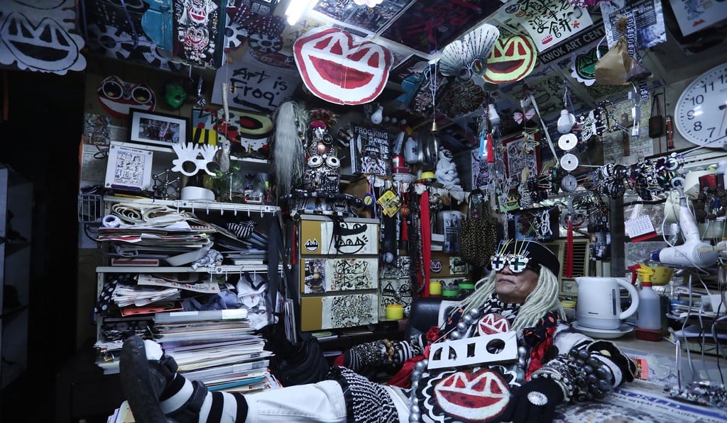 Frog King insists that his art is not political. Photo: Jonathan Wong