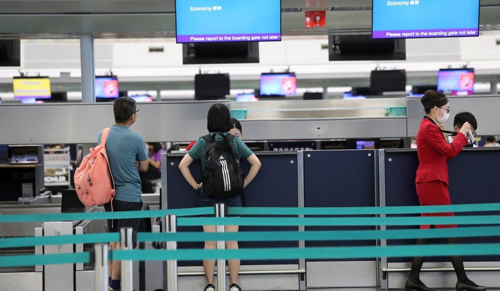 Passenger traffic in September alone was down 710,000 people compared to last year. Photo: Dickson Lee