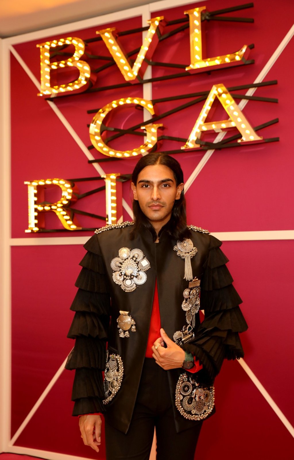 Model, actor and fashion influencer Rahi Chadda joins other celebrities on the red carpet.