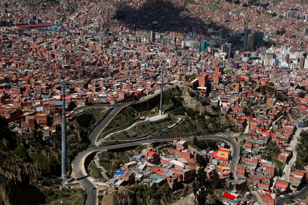 An aerial view of the city of El Alto, near La Paz. Photo: Reuters An aerial view of the city of El Alto, near La Paz. Photo: Reuters