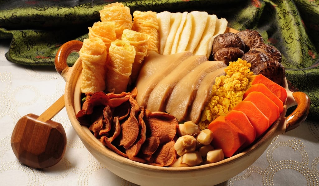 18 Luohan vegetarian poon choi at Pure Veggie House. Photo: Pure Veggie House