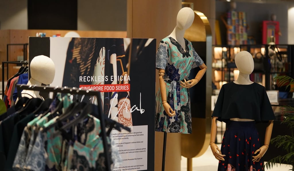 Reckless Ericka’s Chilli Crab collection features three textile designs.