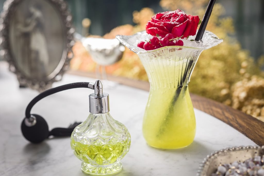 The Green Fairy cocktail is a low-calorie option served at Dear Lilly in Central, Hong Kong. The Green Fairy cocktail is a low-calorie option served at Dear Lilly in Central, Hong Kong.