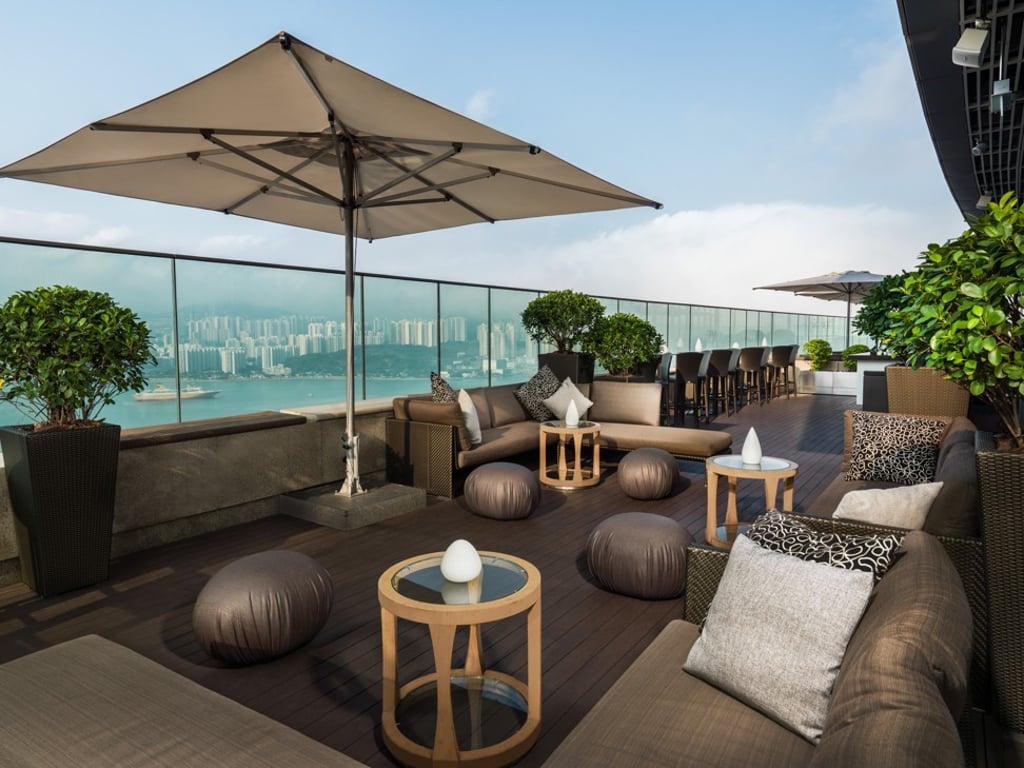 The terrace at Sugar in East Hong Kong.