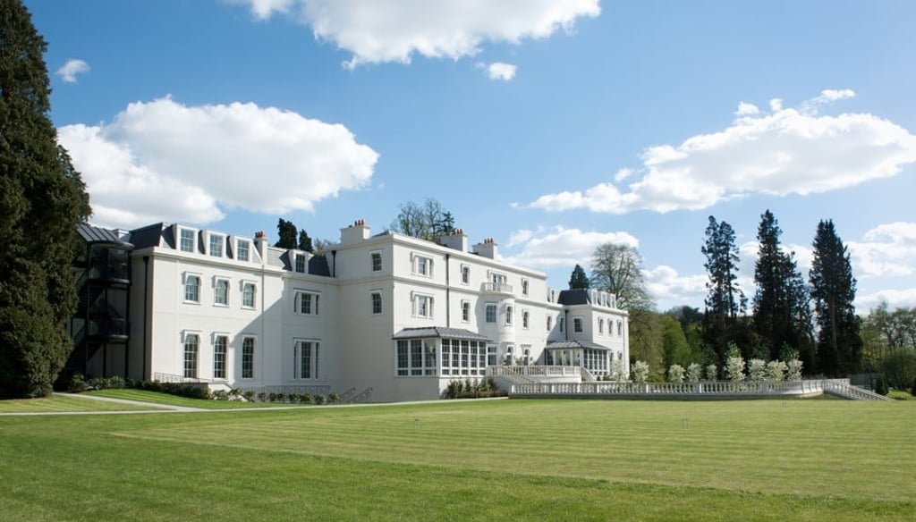 Coworth Park’s exterior – complete with a croquet lawn