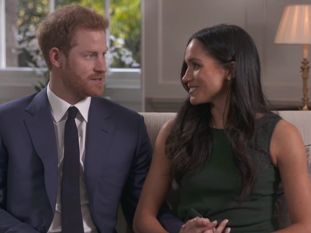 Prince Harry and Meghan Markle gave the general public a rare glimpse inside the Kensington Palace royal residences when announcing their engagement. Photo: BBC News