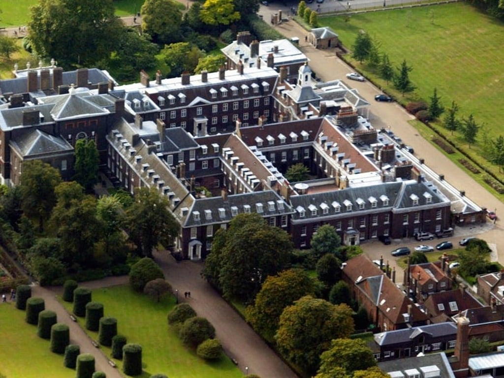 The Kensington Palace apartments, in London, which have recently been vacated by Prince Harry and Meghan Markle, while the Duke and Duchess of Gloucester have moved to a smaller apartment. Photo: AP