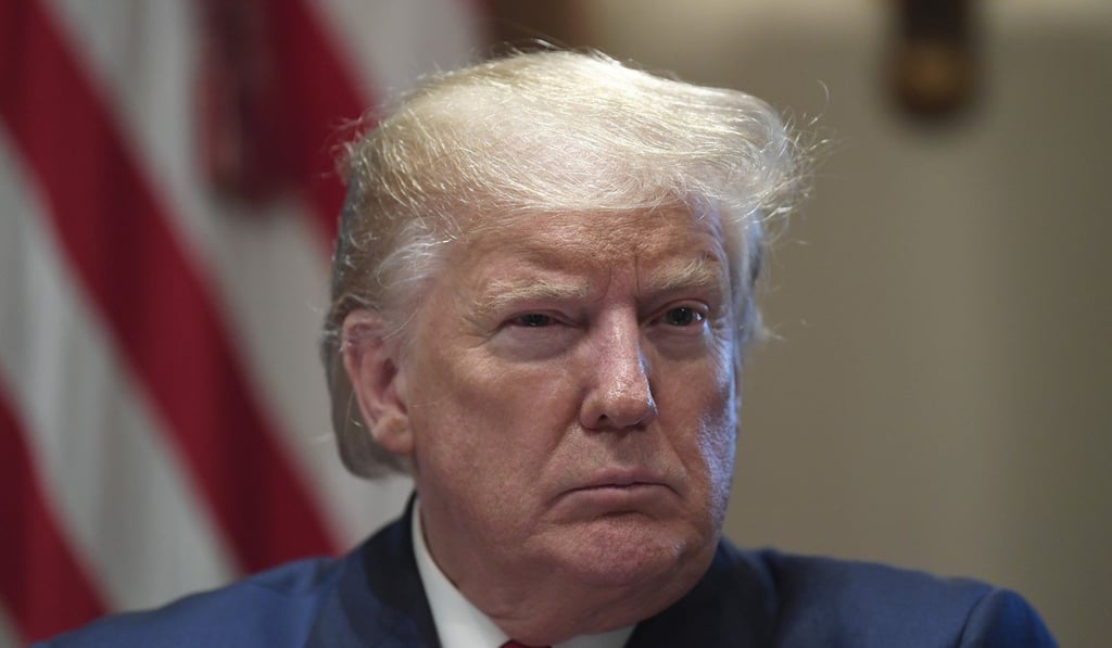 US President Donald Trump has been vague about whether he would sign or veto US legislation to back protesters in Hong Kong. Photo: AP US President Donald Trump has been vague about whether he would sign or veto US legislation to back protesters in Hong Kong. Photo: AP