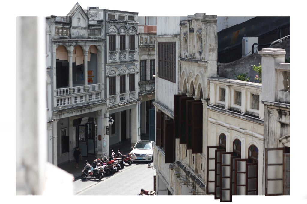 Haikou’s Qilou Old Street area, which has more than 600 qilou buildings, is China’s largest remaining district featuring the distinctive shophouse architecture. Photo: Maggie Hiufu Wong