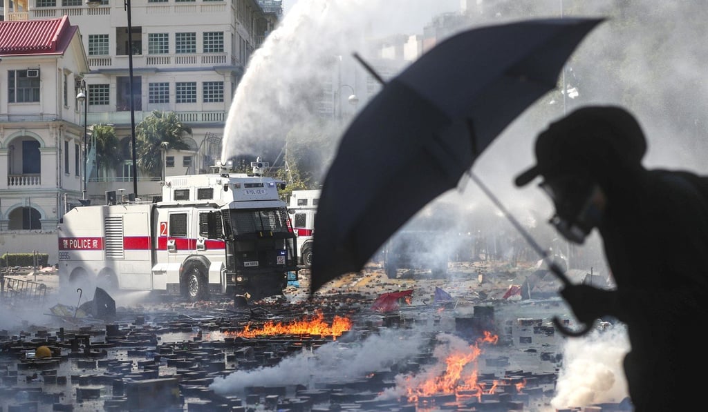 The scenes around the PolyU campus earlier this week have resembled a war zone, before a police siege led to bitter stalemate. Photo: Sam Tsang