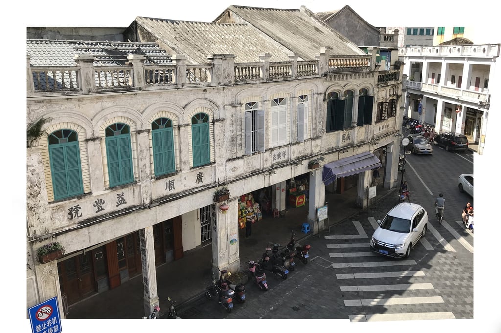 Restoration of the area of Qilou Old Street, in Haikou, began in 2009 and the area officially reopened in 2016. Photo: Maggie Hiufu Wong