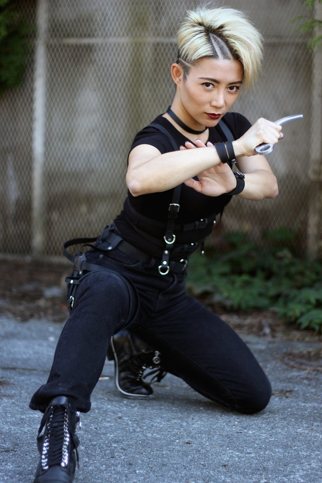 JuJu Chan plays a female bodyguard in the Netflix series Wu Assassins.