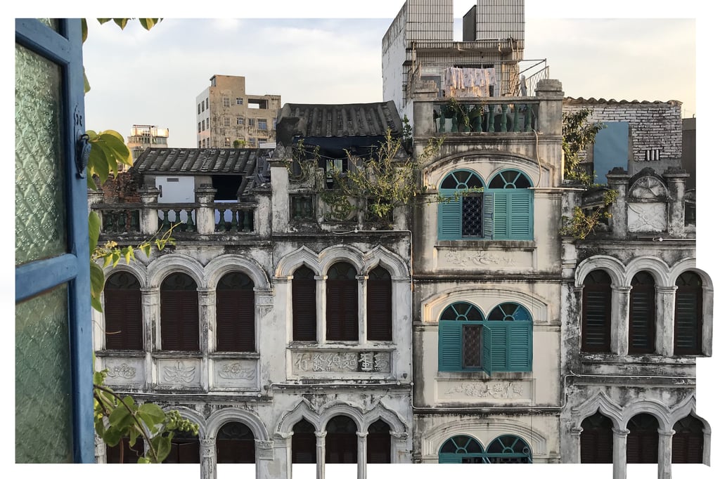 Qilou properties in Haikou’s Qilou Old Street area were mostly constructed in the early 1900s. Photo: Maggie Hiufu Wong