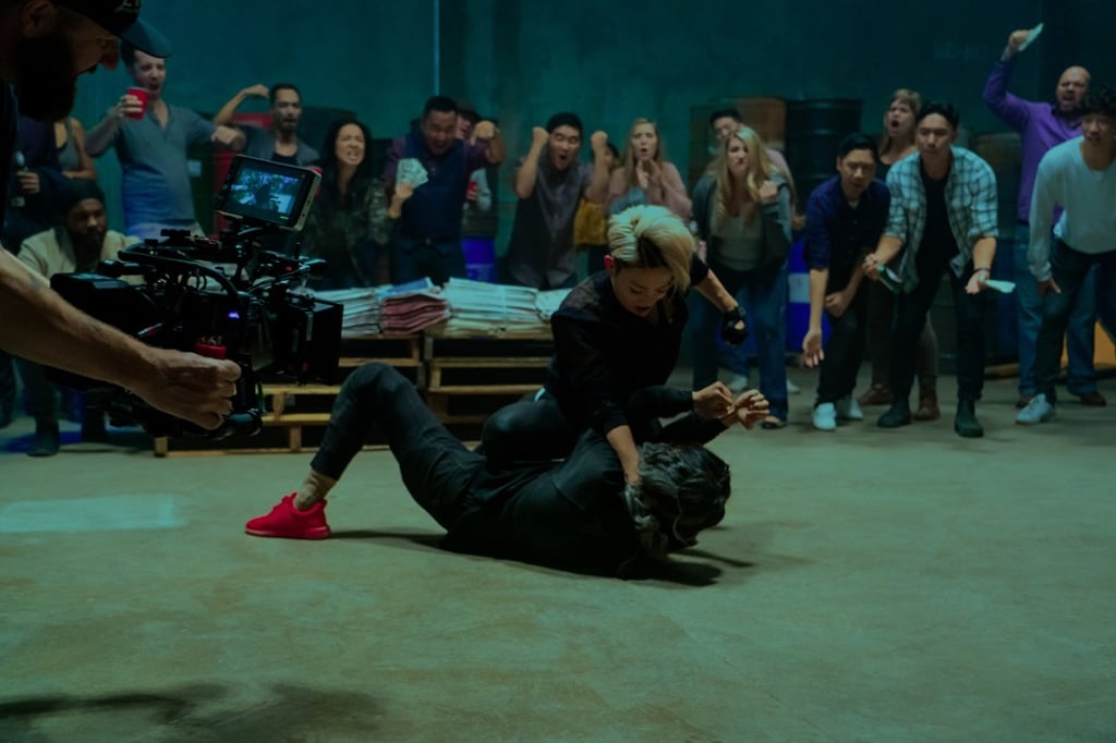 JuJu Chan in a still from the Netflix series Wu Assassins JuJu Chan in a still from the Netflix series Wu Assassins