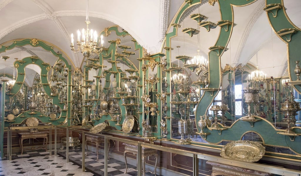 Part of the collection at Dresden’s Green Vault in Dresden. Photo: AP